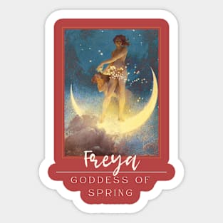 Goddess Freya Sticker
